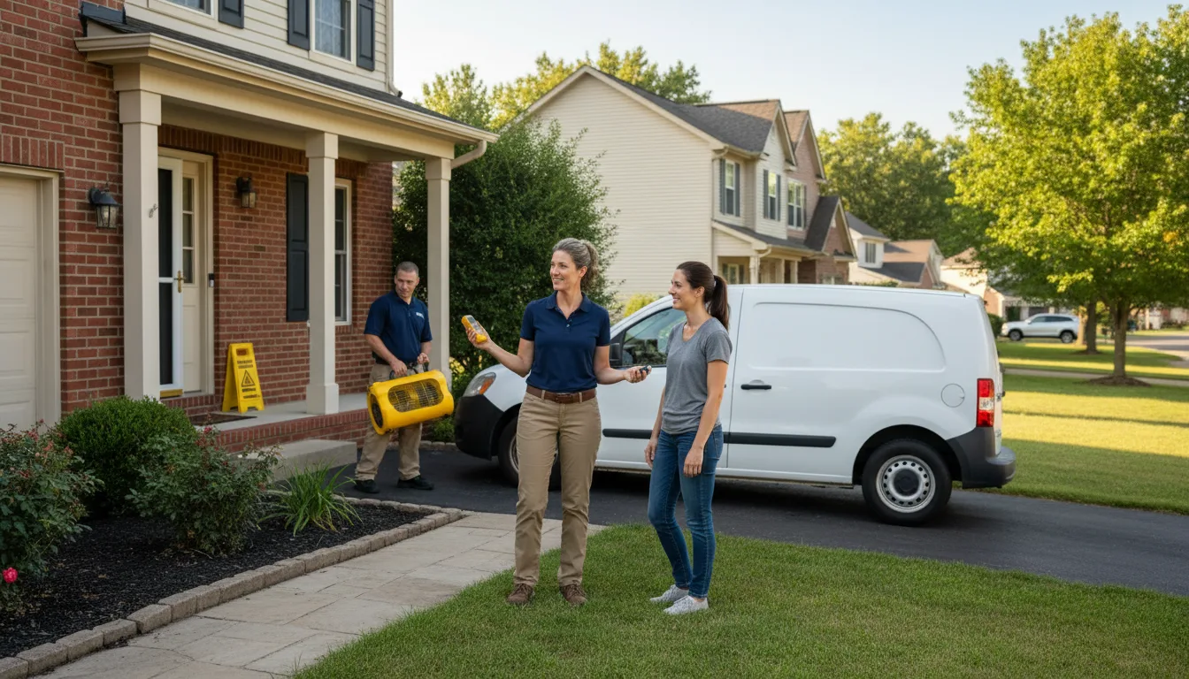 Water restoration image for Emergency Water Mitigation in Fountain City, IN